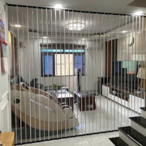 Vách ngăn lá nhựa , cửa xếp lá nhôm